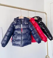 Children Down Coat Kids Winter Outwear Boys Clothes Baby Clothing Hooded Jacket Short Coats Warm B84068582243