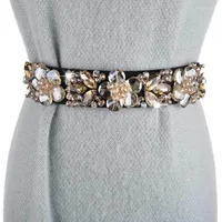 Cinture donne cintura in vita in vita fatte fatte a mano strass elastico intarsiato lucido per abiti femminili camicia cappotto largo anelli di vita