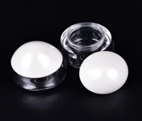15g Cream Jar Empty Face Care Cosmetic Container White Cap Egg Shape Sample Jar Refillable Box Diy Make Up Tins3639232