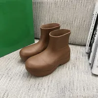 Ботинки обувь 2022 Новые толстые дождевые ботинки Женская водонепроницаем