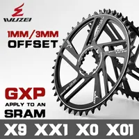 Fiets Freewheels Chainwheels Wuzei 1mm3mm Offset Chainring 30T 32T 34T 36T 38T 40T 42T MTB Bicycle Chainwheel Mountain GXP Sprockets voor SRAM X9 XX1 X0 221130