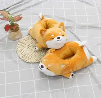 Funny Slipper 2021 Cute Soft Cute Lazy Shiba Inu Dog Slippers Animal Puppy Home Plush Cotton Shoes H08271174841