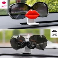 Interior Accessories Cool Lip Dashboard Car Sunglasses Holders Case Clip Glasses Mount Stand Ornaments Accessory Auto Decor
