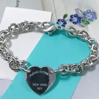 Bracelets de charme de designer 100% 925 prata esterlina original aut￪ntico cl￡ssico cl￡ssico -chave presente de cora￧￣o requintado feminino feminino j￳ias de moda blue box tif return