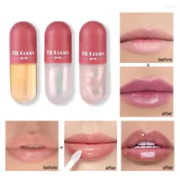Lip Gloss Crystal Jelly Plumper Oil Glanzende heldere hydraterende vrouwen make -up tint cosmetica