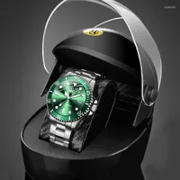 Wristwatches Watch For Men Official Authentic Men's 2022 Water Ghost Green Automatic Movement Business Fashion