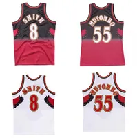 Kolej Giyim Özel Dikiş Basketbol Formaları Erkek Kadın Gençlik S-6XL 8 Smith 55 Mutombo 1996-1997 Hardwoods Classics Retro Jersey