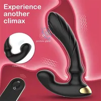 SS22 Toy Sex Massager Phanxy Silicone Remote anal Vibrateur pour le stimulateur de la prostate m￢le Plug