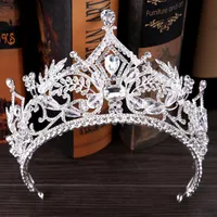 2021 Gold Princess Headwear Chic Bridal Tiaras Accessories Stunning Crystals Pearls Wedding Tiaras And Crowns 121572171