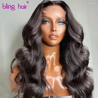 Body Wave 4X4 Lace Closure Wig Remy Human Hair Transparent Pre Plucked On Sale Clearance For Black Women Bling