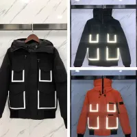 New Fashion Mens Canada Down Parkas women jackets Coats Owl Outdoor goose CONSTABLE Reflective Short Mid length Warm Black Orange Jacket