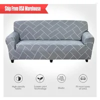 Chair Covers Sofa Cover Elastic For Living Room Spandex Corner Couch Slipcover From US