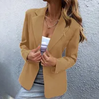 Women's Suits Slim Fit Stylish Women Fashion Casual Cardigan Blazer Patchwork Temperamental Woman Clothes