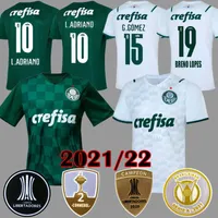 Jerseys de futebol 2021 2022 Palmeiras Soccer Jersey Home Afay Felipe Melo L.Adriano Futebol Jersey G.veron G.Gomez Breno Lopes Camisa de Palme