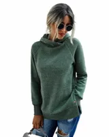 winter Solid Button Hooded Sweatshirt Casual Loose Gray Plus Size Jumper Pullover Jacket 2021 Women Hoodies Women's & Sweatshirts A3jg#