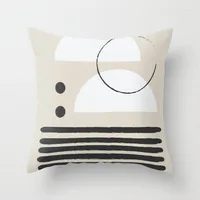 Chair Covers Modern Minimalist Abstract Pillowcase Geometric Peach Skin Pillow HL-10YZKI01