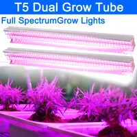 T5 Dual Full Spectrum Grow Lights Tube BULB 75W LED GROW Lighting Plant Veg Lamps For On/Off Pull Chain inkluderade Crestech168