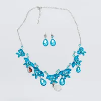 Stage Wear Belly Dance Accessories Necklace Earrings Set For Women Luxury Dancewear Jewelry 3159