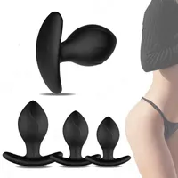 SS18 Sex Toy Massager Silicone Butt Plug Masturbator Women Vibrate Dildo Female Gspot for Adults18 Erotic Toys Anal Trainer