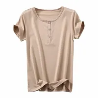 modal T Shirt Summer Women Short Sleeve Clothes Fashion Cotton Tshirt Comfortable Girl Clothing Casual Sexy Ladies T-Shirt Tops Women's B77s#