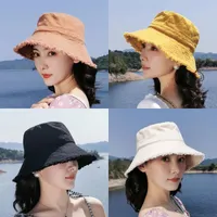 قبعات الكرة في الهواء الطلق قبعة الشمس ذات الذروة قبعة الشمس للنساء شابو دي سوليل حماية الصيف للسيدات