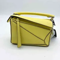 Designer Loew's Handbags Tote bag luxuries designers women crossbody Handbag Shoulder totes bags purses wallet Puzzle Geometry Mini Lemon Ye AMSR