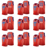 баскетбол Custom 2020 Leitgjie Color Style Jerseys 17 Schroder 13 George 23 Ferguson 3 Paul 15 Grantham 00 Custom 21 Roberson Basketball
