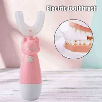Electric Toothbrush 360 Degree U-shaped Children's Oral Care Intelligent Cleaning Tool For Kids EF 0505