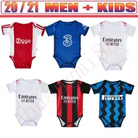 Jerseys de fútbol 2020 2021 Baby Soccer Jerseys de 6 a 18 meses Camisas de fútbol Kits Ball Infant Bodysuit Grastrando ropa Maillots Futbol
