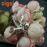 Pendant Necklaces Fashion Jewelry Animals 25mm Dressage Alloy Horse Brooch Pin For Gift party wedding Invitation