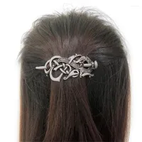 Hair Clips Irish Vintage Tiaras Accessories Women Nordic Viking Charm Hairpin High-Quality Metal Fashion Jewelry Party Gifts Wholesale