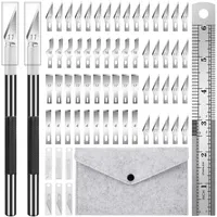 Pcs Exacto Knife Precision Craft Exacting Hobby Set With Blades Ruler For DIY Artwork Carving
