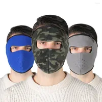 Motorcycle Helmets Winter Warm Fleece Face Mask Anti-dust Windproof Full Cover Ski Breathable Thermal Bicycle Riding Balaclava