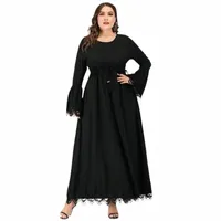 eid Mubarak Abayas For Women Dubai Abaya Turkey Muslim Fashion Hijab Dress Islamic Clothing Moroccan Kaftan Vestidos Musulmanes Ethnic e3Ny#