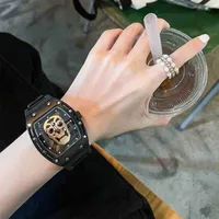 multi-function SUPERCLONE Luxury mens Mechanics Watches Richa Milles Wristwatch Skull non mechanical watch men's top ten brands student trend