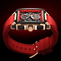 Wristwatches LIGE Top Brand Luxury Mens Watches Square Digital Sports Quartz Wrist Watch for Men Waterproof Stopwatch Relogio Masculino 220930