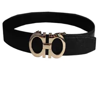 Fashion Mens Business Belts Luxury Automatic Buckle Genuine Leather Belts For Men Waist Belt 203C