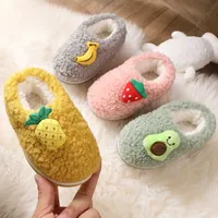 Slipper Winter Kids Shoes Slippers Children Funny Soft Anti-Slip Home Shoes Boys Girls Baby Cartoon Slipper Indoor Shoes Zapatos NiA T220930