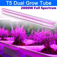 T5 Dual Full Spectrum Grow Lights Tube Bulb 75W LED GROOP Lichtplant Veglampen voor aan/uit trekketting inbegrepen
