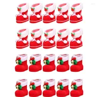 Christmas Decorations Party Candy Box Xmas Decor For Tree Shoe Style Present Basket Home Decoration Hanging Pendants Plastic Table Ornaments