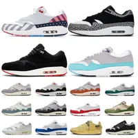 Men Women 1 Running Shoes 87 Waves White Saturn Gold Baroque Brown Blueprint Mellow Heavy Patta Monarch mens trainers outdoor sports sneakers