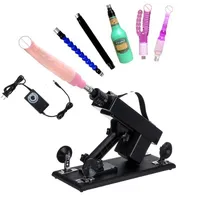 Sex Toy Massager Man Machine Vibrator con accesorios de consolador Juguetes para adultos Masturbaci￳n Masturbaci￳n Pareja Y Juegos Herramienta Ass para hombres Er￳tico Sextoy
