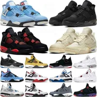 basketball shoes kids men women 4 4s Home SuperBron Mens Shoes High Qaulity White Blue Red Black Lebron 4s Sports Sneakers
