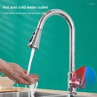 Kitchen Faucets Rotatable Faucet Pull Out Sink Water Tap Single Handle Mixer 360 Rotation Shower Accessories