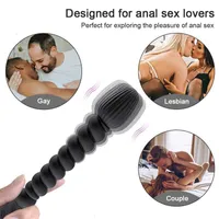SS33 Spielzeug Sexualmassager 10 Geschwindigkeiten Analperlen Vibratoren weiblich