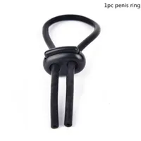 SS18 Sex Toy Massager adjustable Lock Silicone Penis Ring Adult Toy for Men Time Persistent Cock Erotic Male Products Dildo Strong