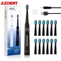 AZDENT AZ-9Pro Ultrasonic Electric Toothbrush 5 Modes USB Rechargeable Teeth Brush Deep Cleaning Whitening Adult Kid 0428
