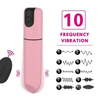 SS22 Toy Sex Massager Resumen vibratorio 10 Función Control remoto inalámbrico Cinturón de bala recargable en ropa interior para mujeres juguete