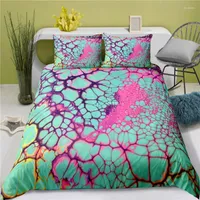 Bedding Sets 3D Cell World Printing Set Animal And Plant Texture Pattern Duvet Cover Queen King Size Quilt With Pillowcase