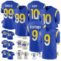 Men Women Youth Custom jersey polos new Los Angeles''Rams''99 Aaron Donald Jalen Ramsey Matthew Stafford Cooper Kupp Odell Beckham Jr. Football